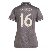 Camisa de time de futebol Real Madrid Endrick #16 Replicas 3º Equipamento Feminina 2024-25 Manga Curta